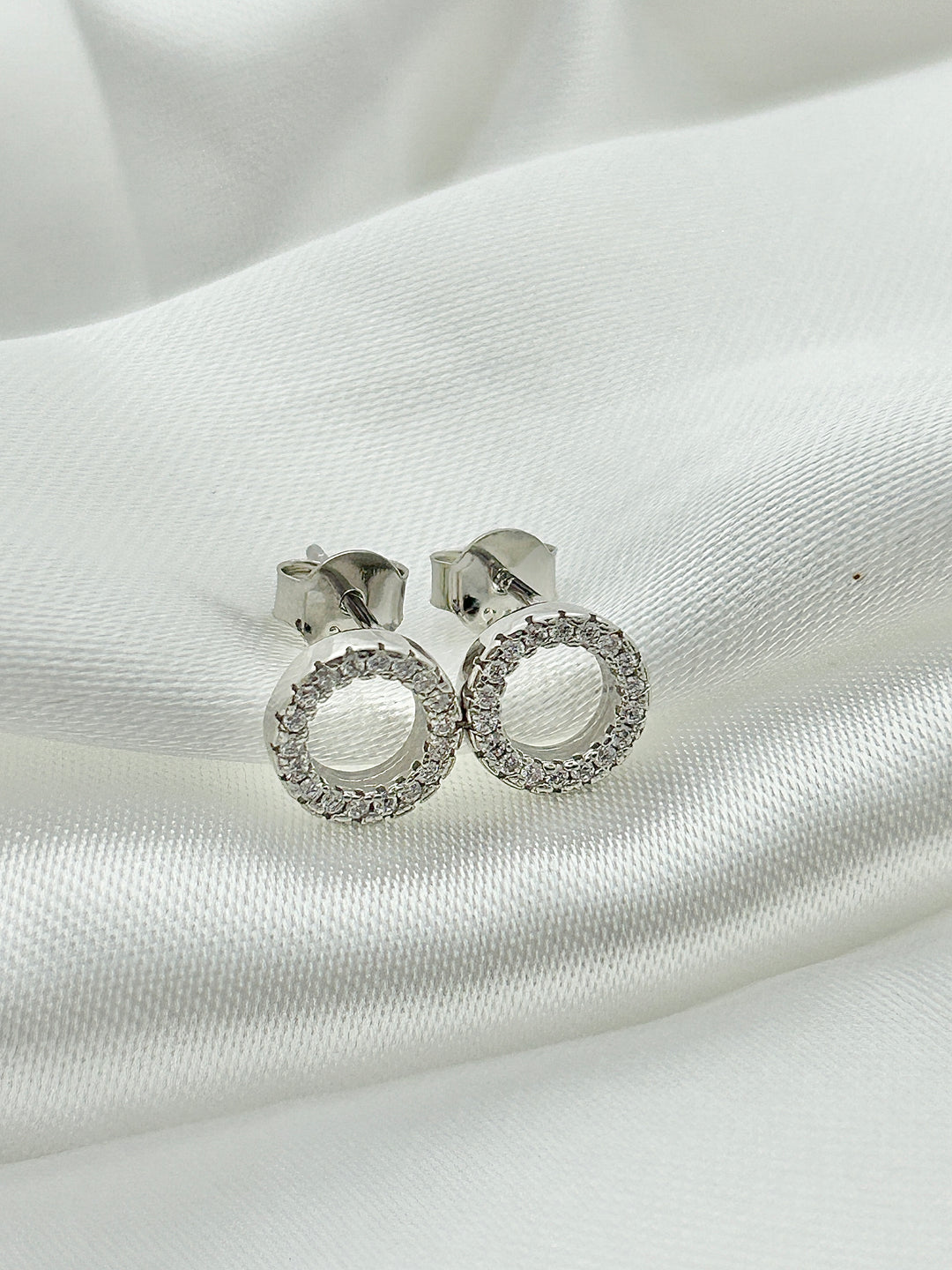 Aretes Plata Circulo