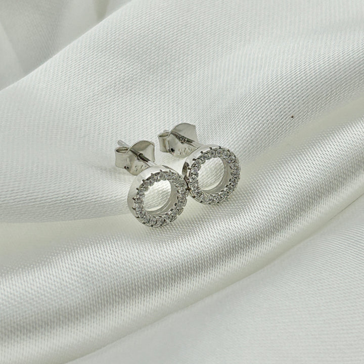 Aretes Plata Circulo