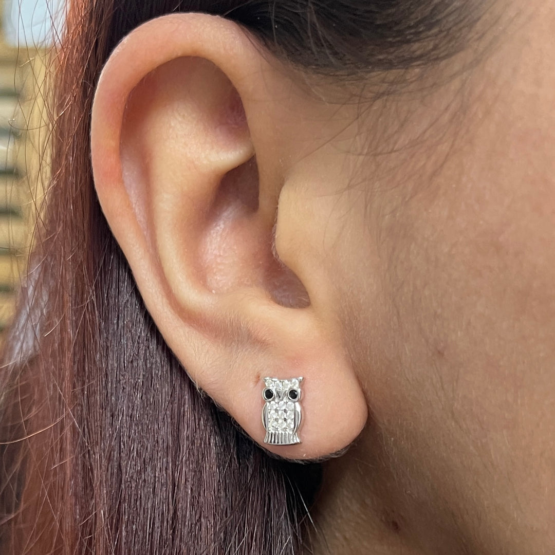 Arete de Plata Búho 🦉