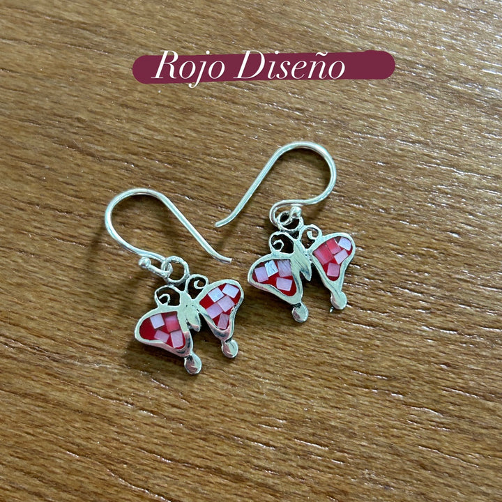 Aretes de Plata Mariposas