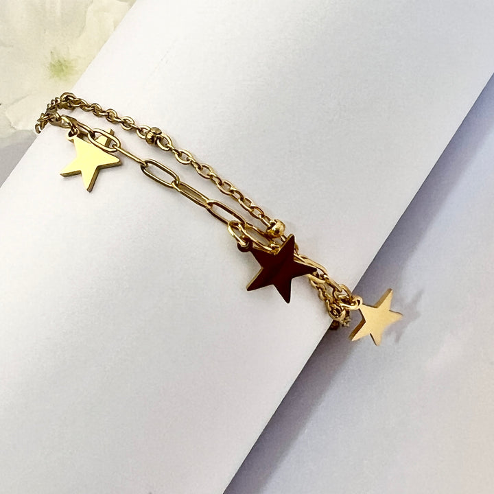 Pulsera Acero Estrellitas⭐️