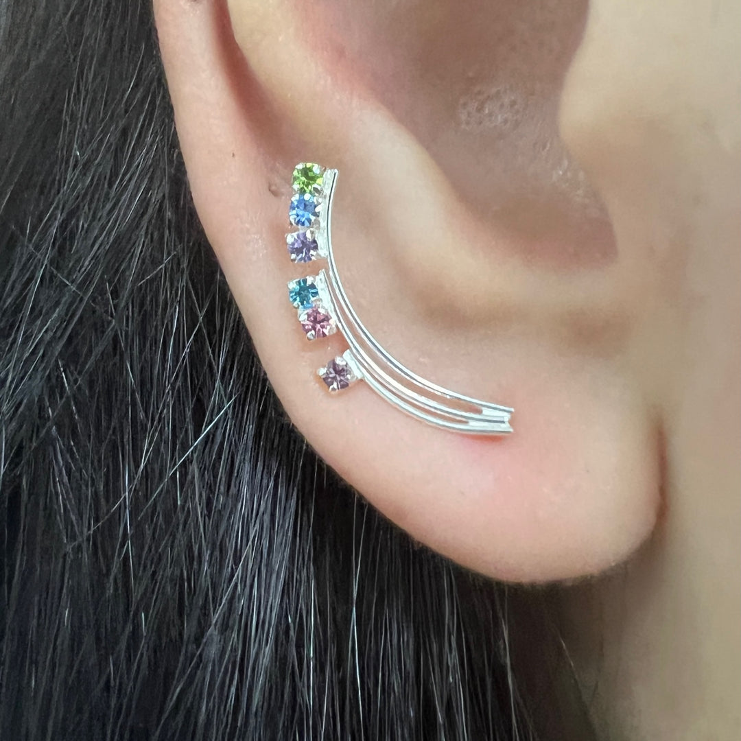 ▷Aretes Escaladores Ariel 🌈 Nicola Joyería 🇨🇷