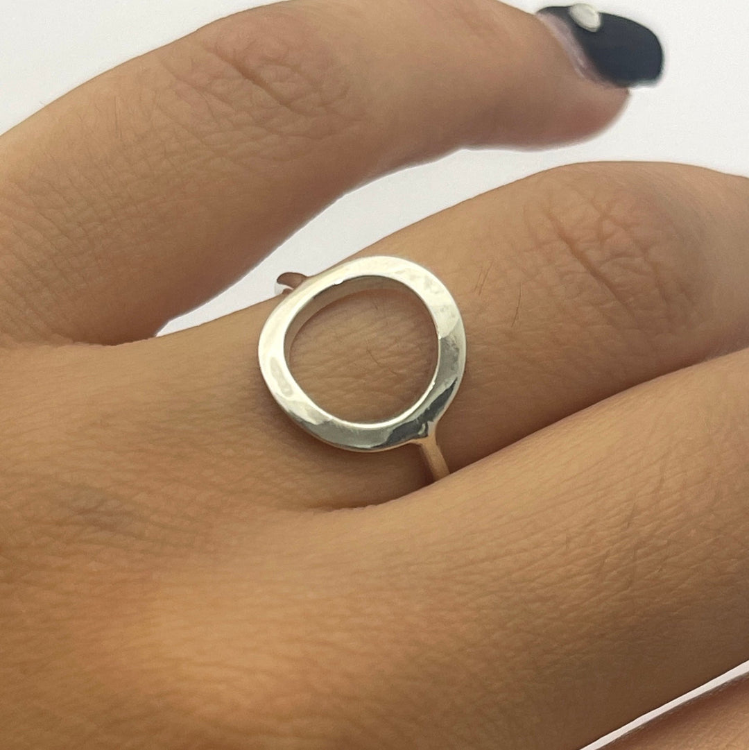 Anillo de Plata Circulo Hueco