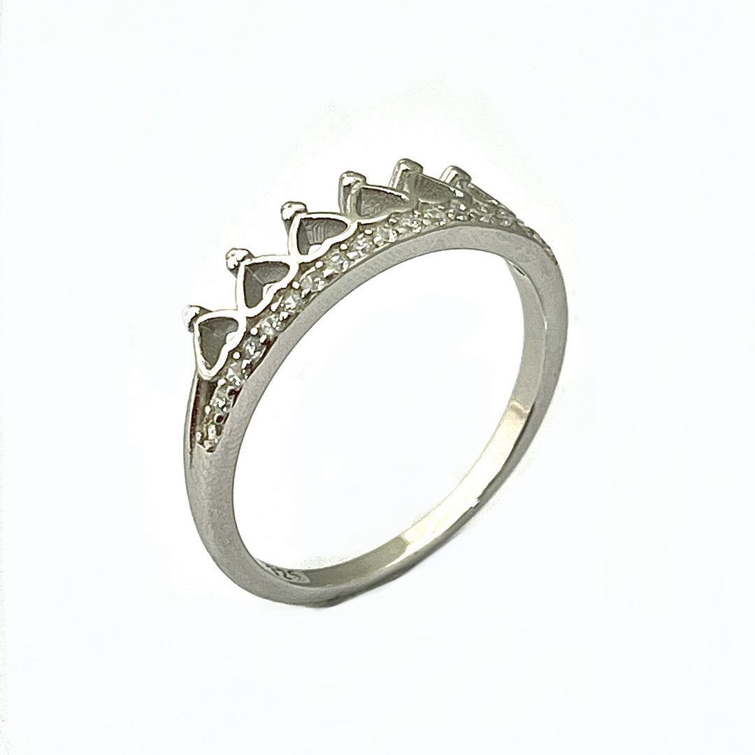 Anillo de Plata Corona Bella