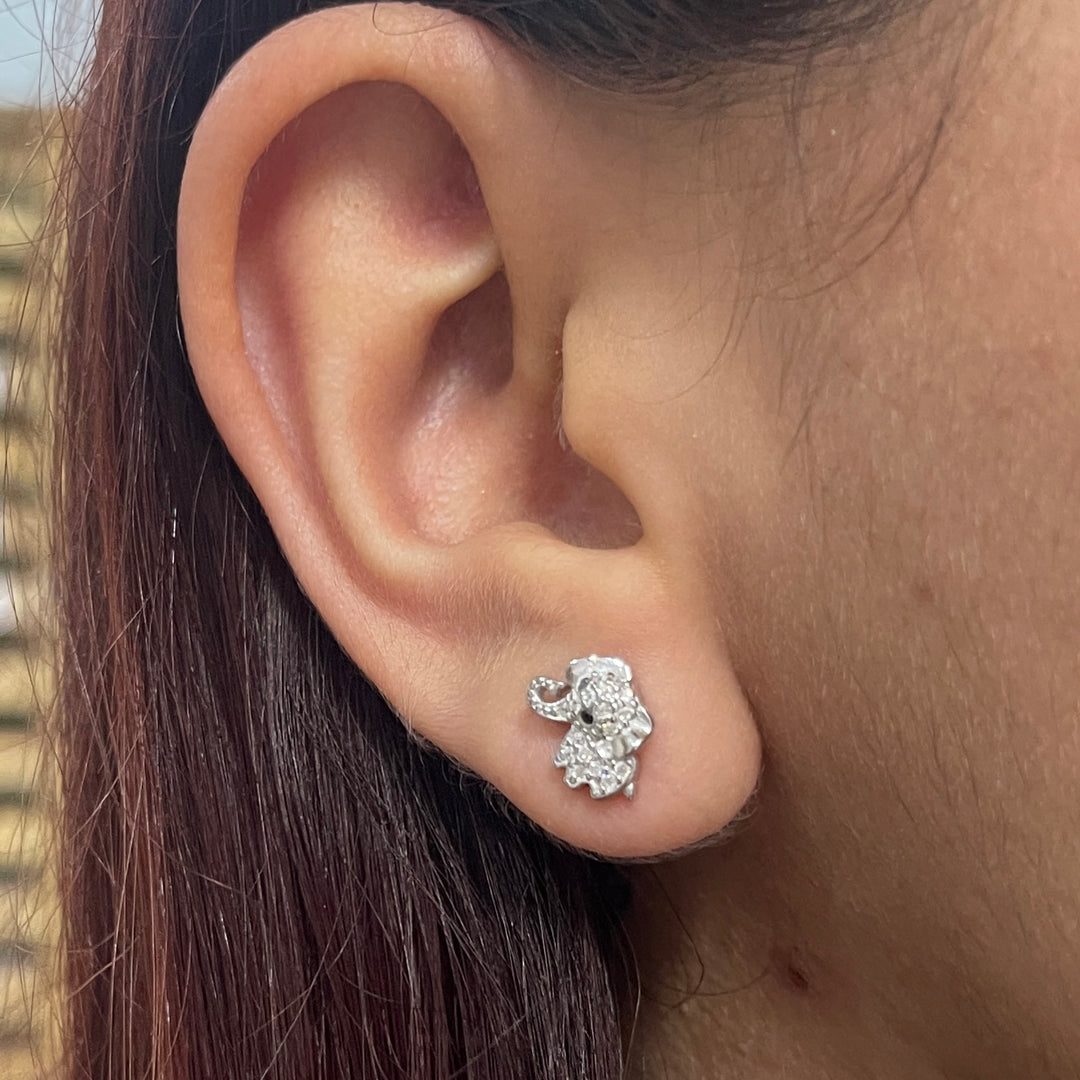 Arete de Plata Elefante 🐘