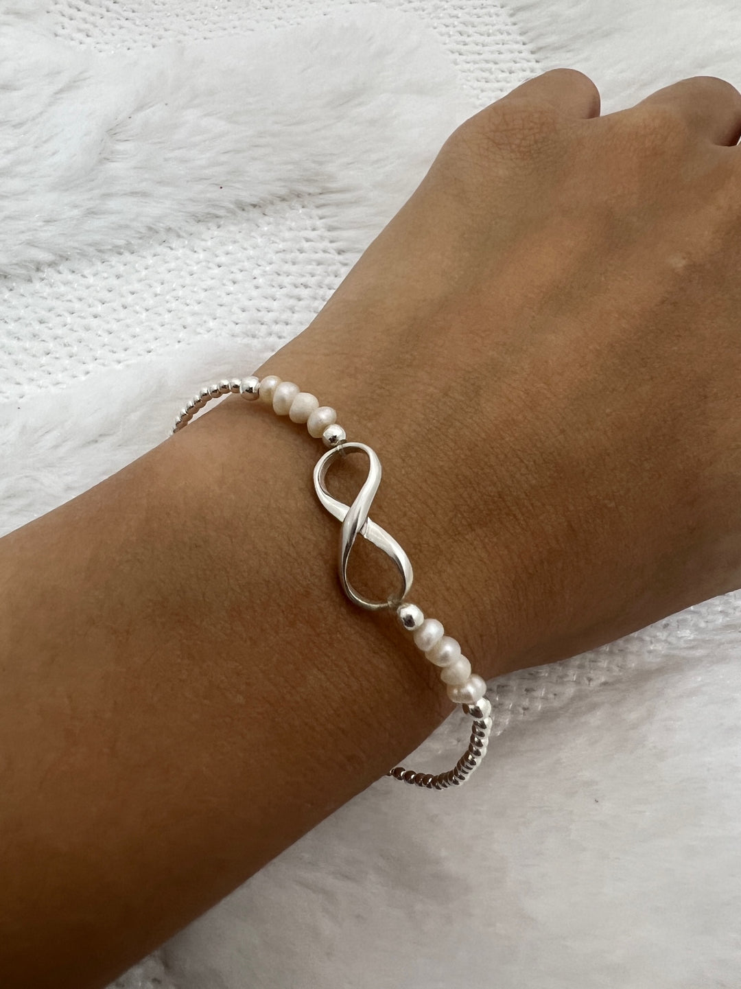 ▷ Pulsera Infinito Perlas Cultivadas | Nicola Joyería 🇨🇷