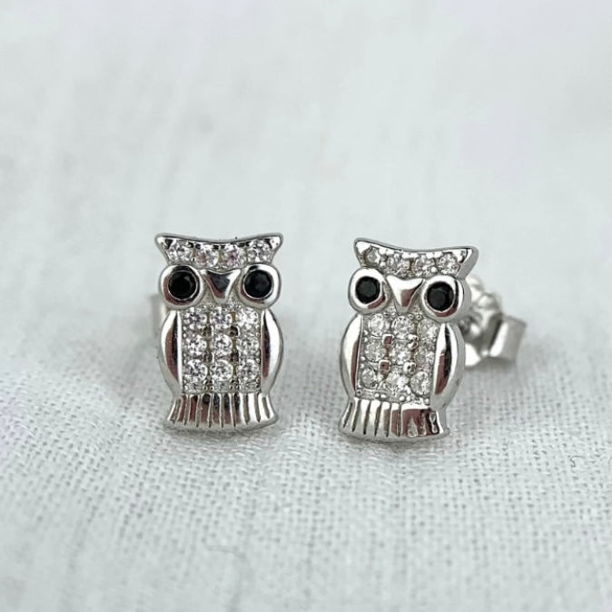 Arete de Plata Búho 🦉