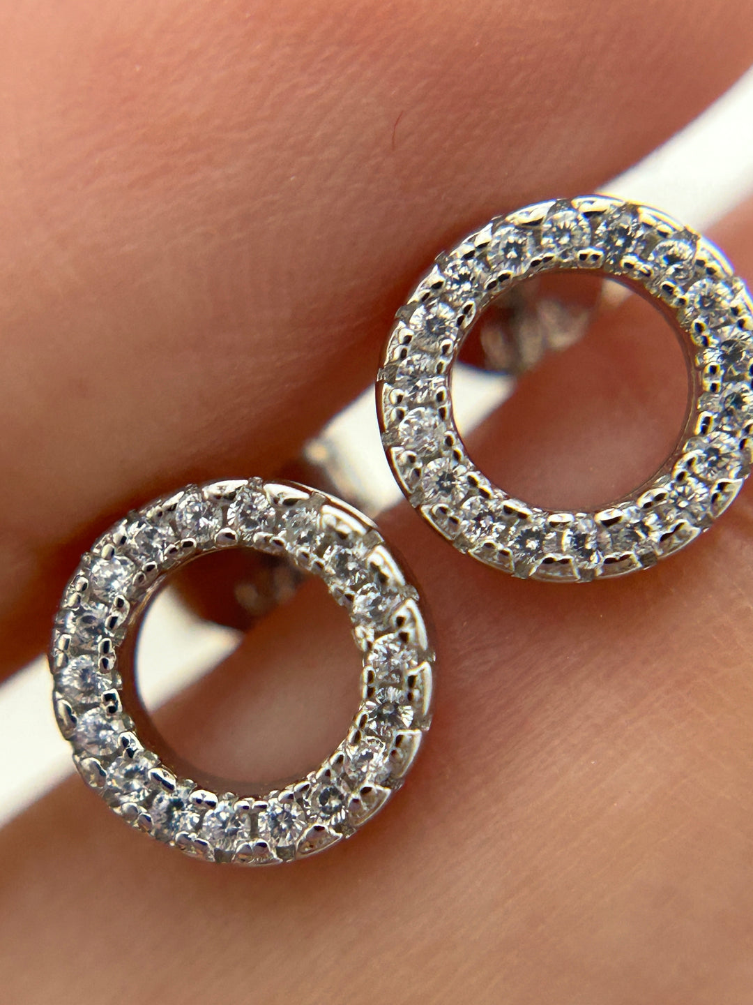 Aretes Plata Circulo