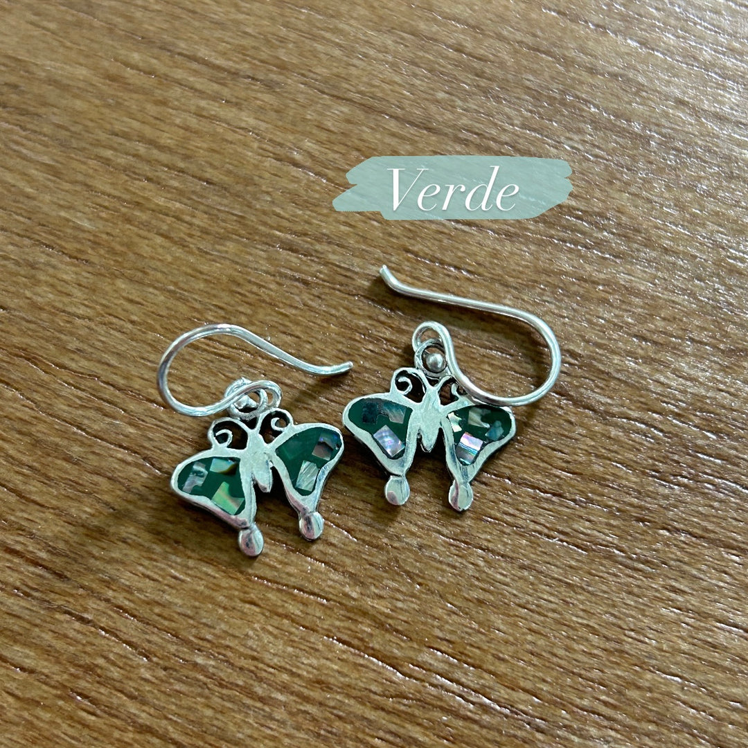 Aretes de Plata Mariposas