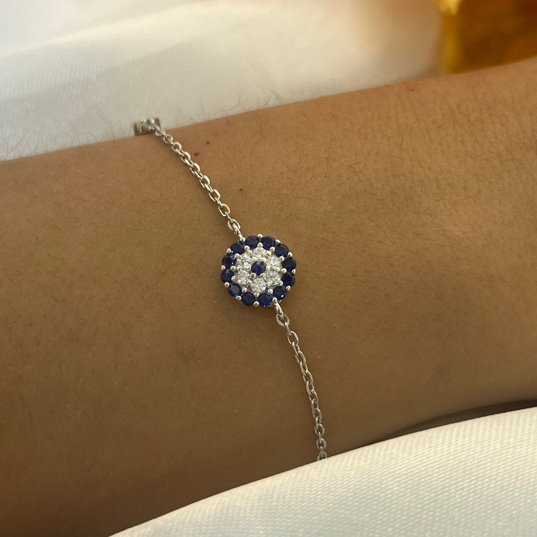 Pulsera Plata Nazar 🧿