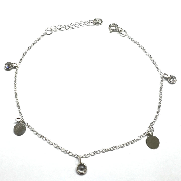 Pulsera Círculos brillantes Plata