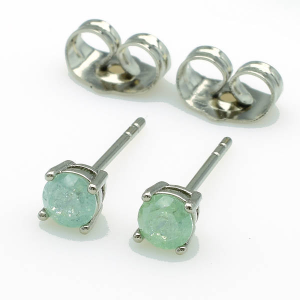 Aretes de Acero Chispa Baby Green