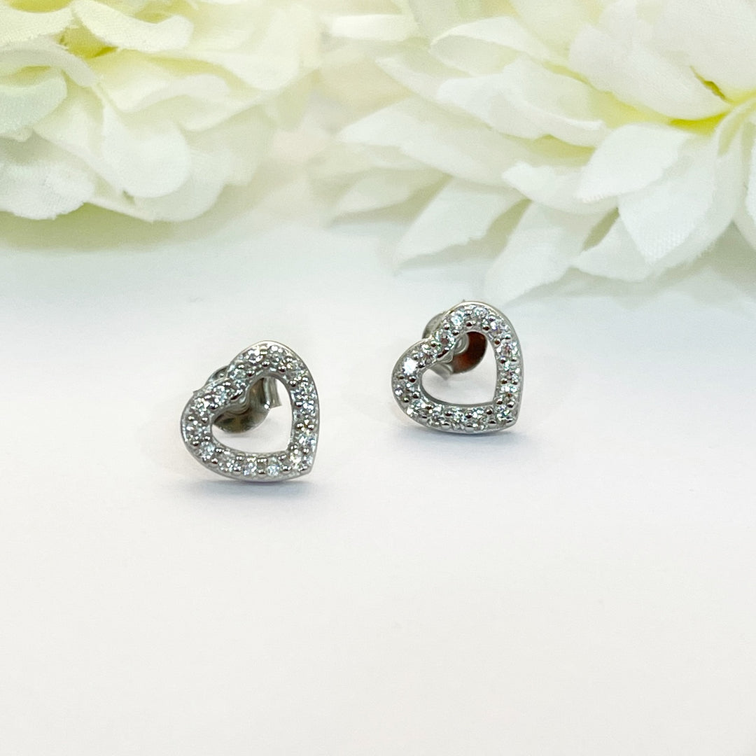 Aretes de plata Lovely 9MM