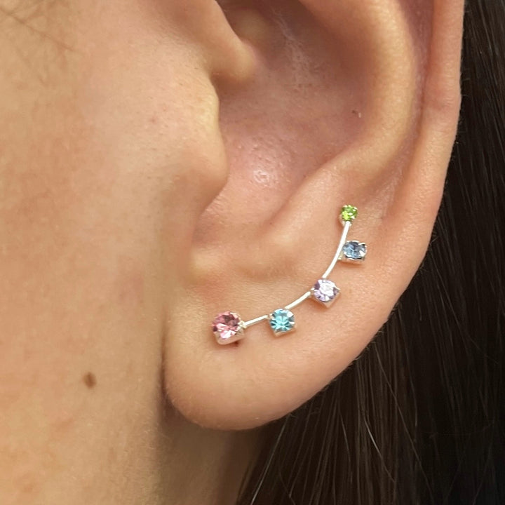 Aretes Escaladores Astro Multicolor