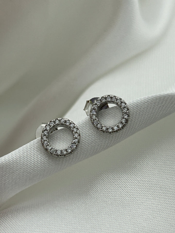 Aretes Plata Circulo