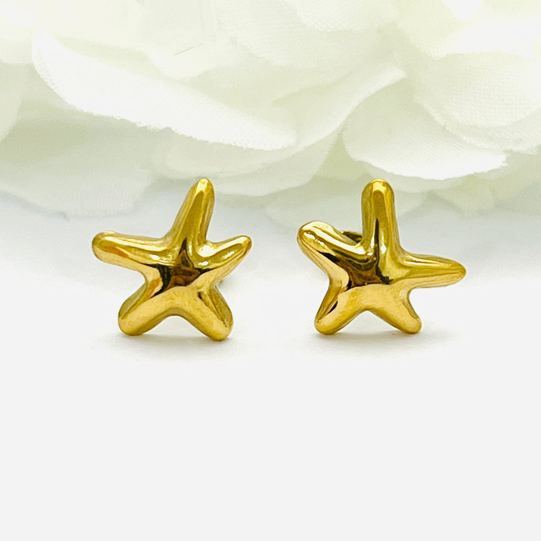 Aretes de Acero Estrella de Sol