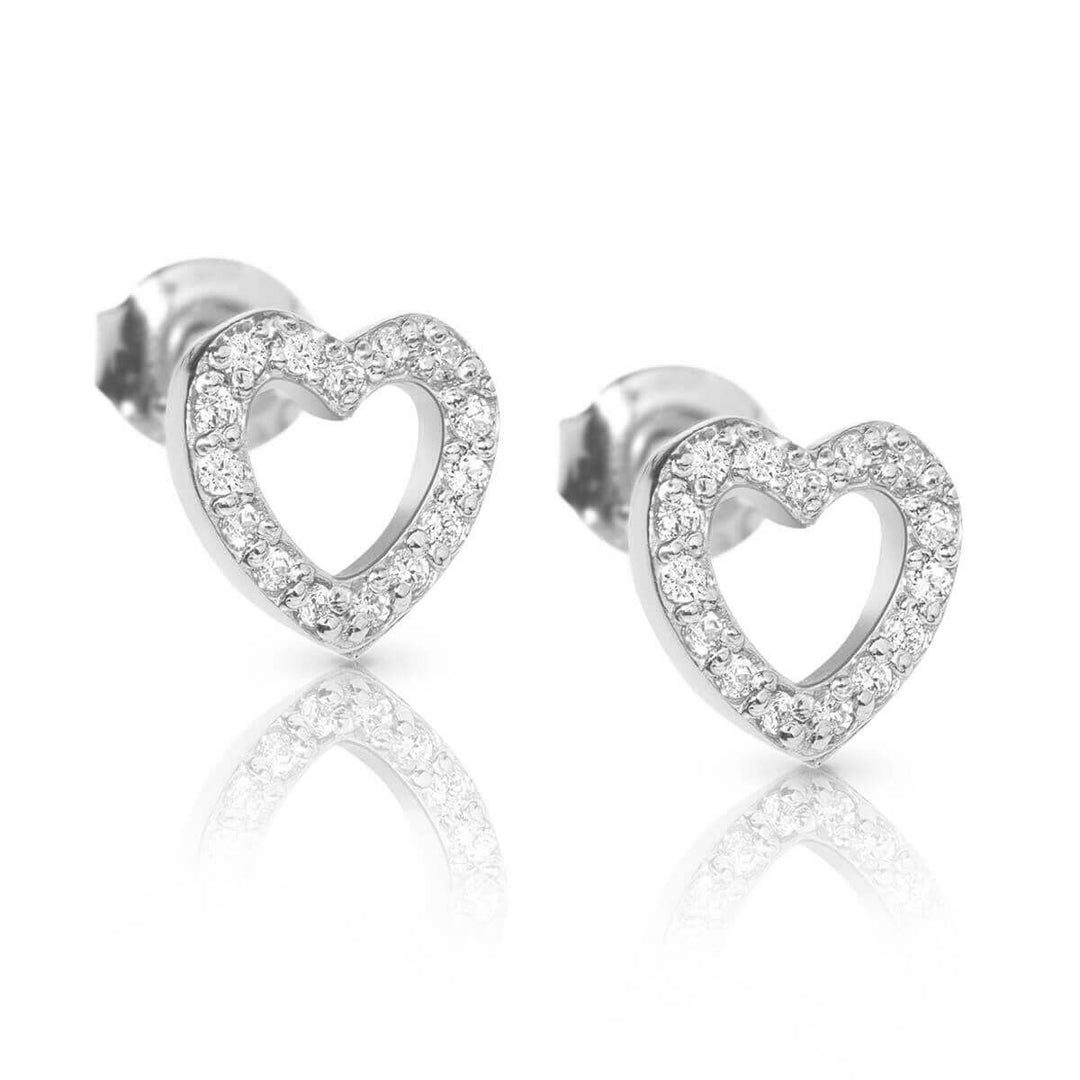 Aretes de plata Lovely 9MM