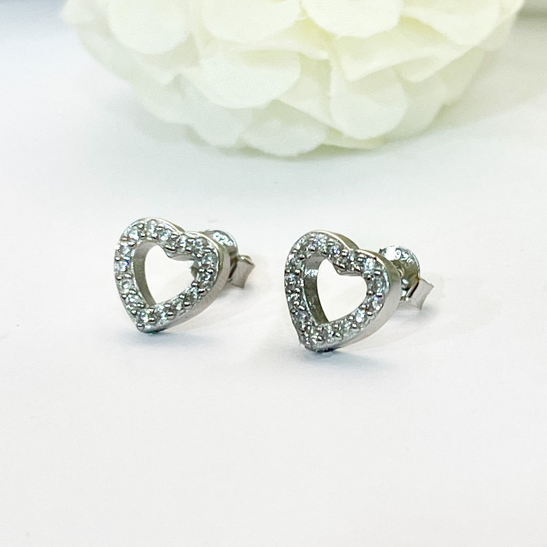 Aretes de plata Lovely 9MM