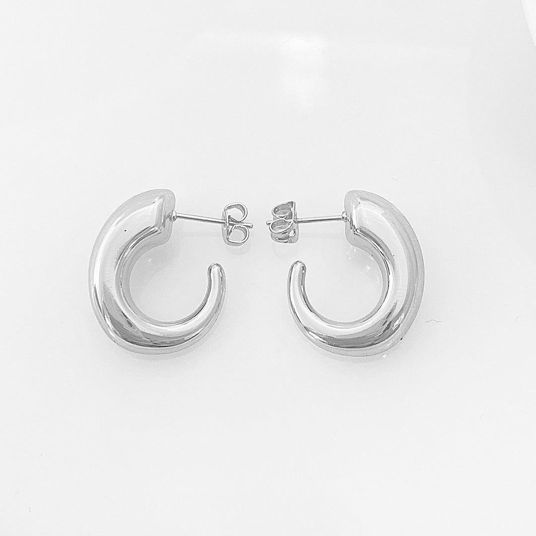 Aretes Acero Gancho Pico 20MM