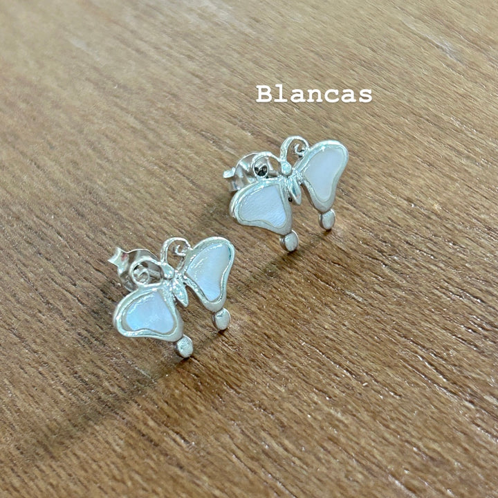 Aretes de Plata Mariposas