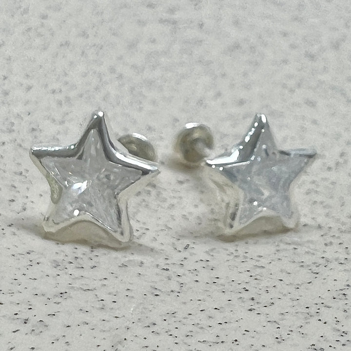 Aretes Estrella Bicel 5MM Plata