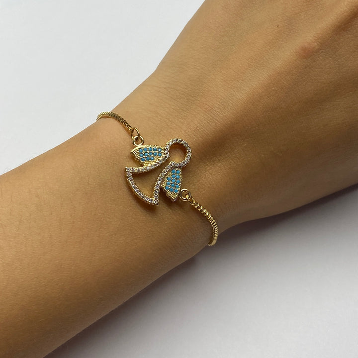 Pulsera Acero 👼🏻 Ángel Dorado